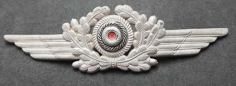WW2 German: Luftwaffe NCO's Type I Cap Cockade Insignia (No Pins).