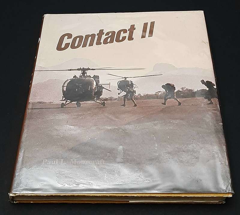 RARE: Rhodesian Bush War 'Contact II' H/cover Book 1st Ed (Paul Moorcroft).