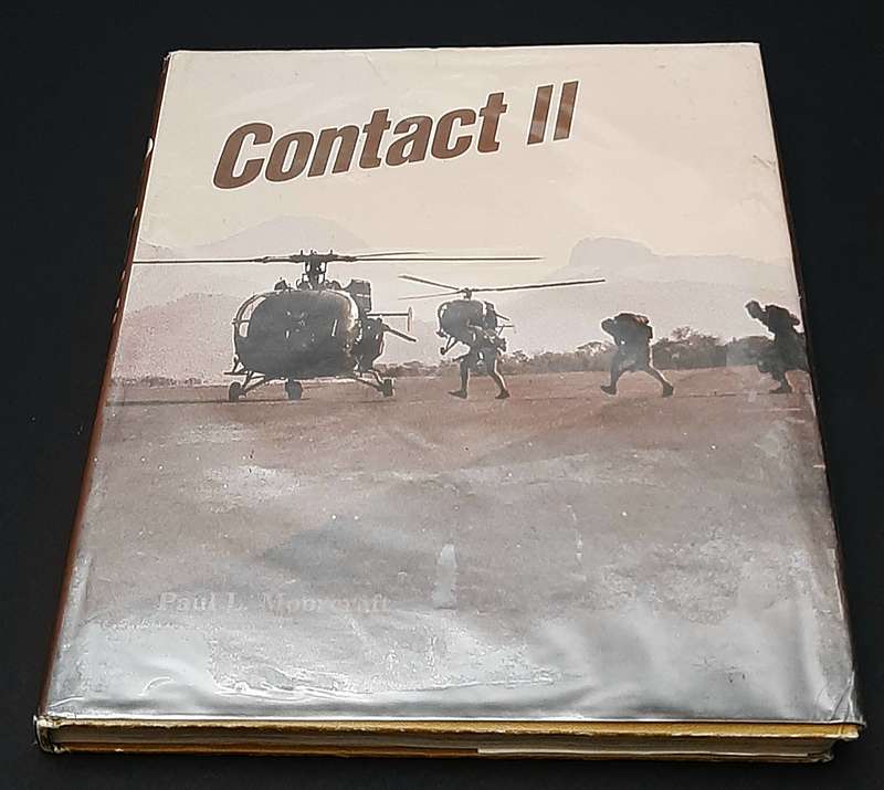 RARE: Rhodesian Bush War 'Contact II' H/cover Book 1st Ed (Paul Moorcroft).