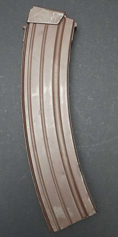 RARE: 1980s Border War - R4 / Galil Assault Rifle 50 rnd Steel Magazine (Complete).