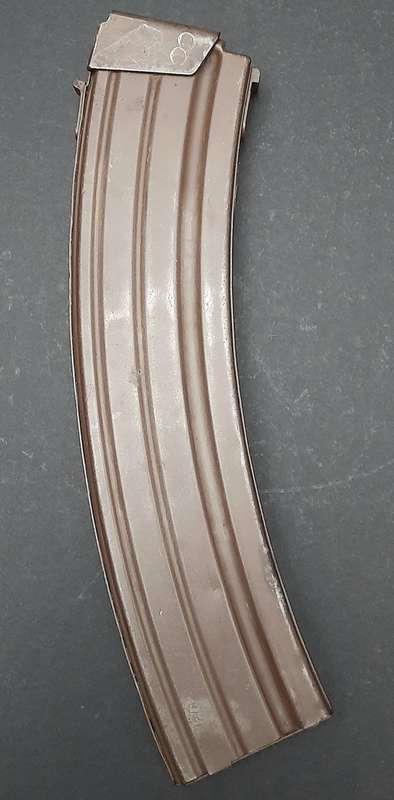 RARE: 1980s Border War - R4 / Galil Assault Rifle 50 rnd Steel Magazine (Complete).