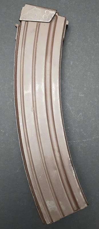 RARE: 1980s Border War - R4 / Galil Assault Rifle 50 rnd Steel Magazine (Complete).