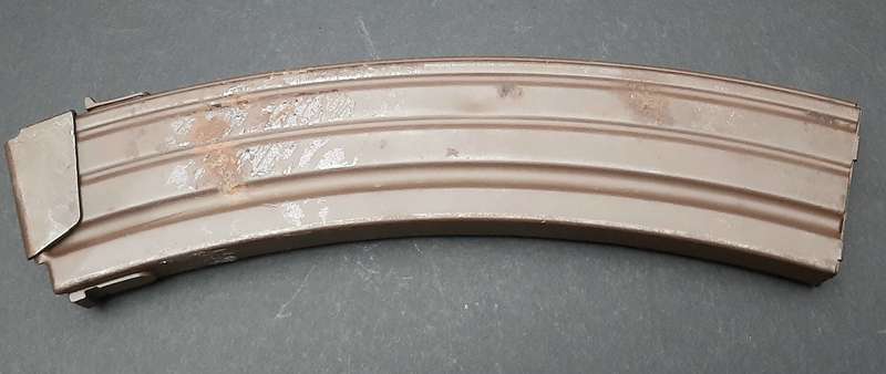 RARE: 1980s Border War - R4 / Galil Assault Rifle 50 rnd Steel Magazine (Complete).