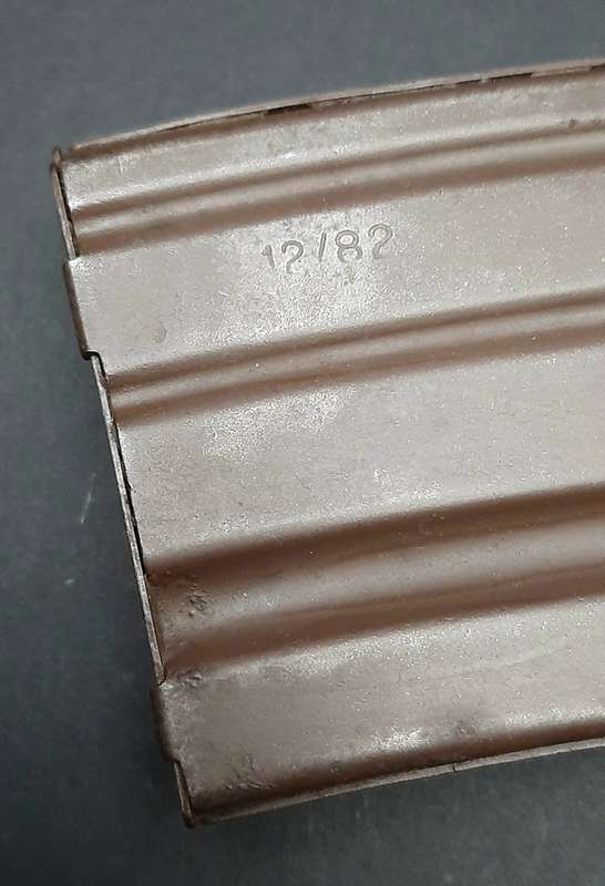 RARE: 1980s Border War - R4 / Galil Assault Rifle 50 rnd Steel Magazine (Complete).