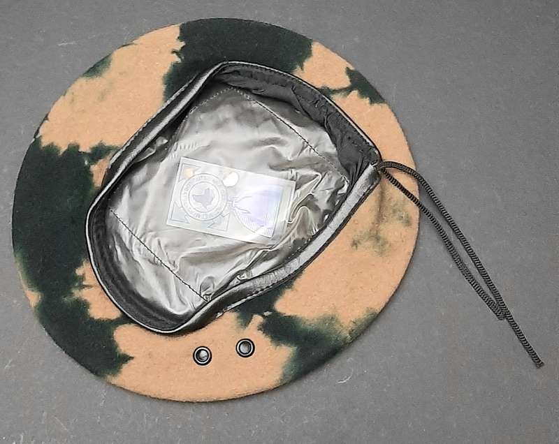 1980s Border War: Unissued SA Railway Police Nat. Task Force Camouflage Beret (53).