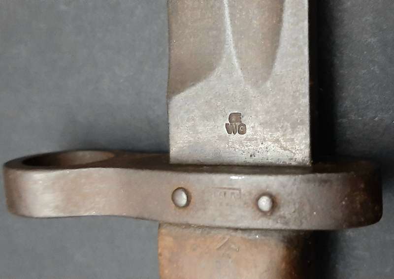WW1 : Austro-Hungarian M1895 Steyr-Mannlicher Bayonet (OE WG) NO SCABBARD..