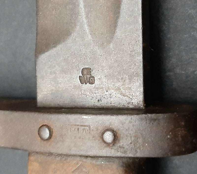 WW1 : Austro-Hungarian M1895 Steyr-Mannlicher Bayonet (OE WG) NO SCABBARD..