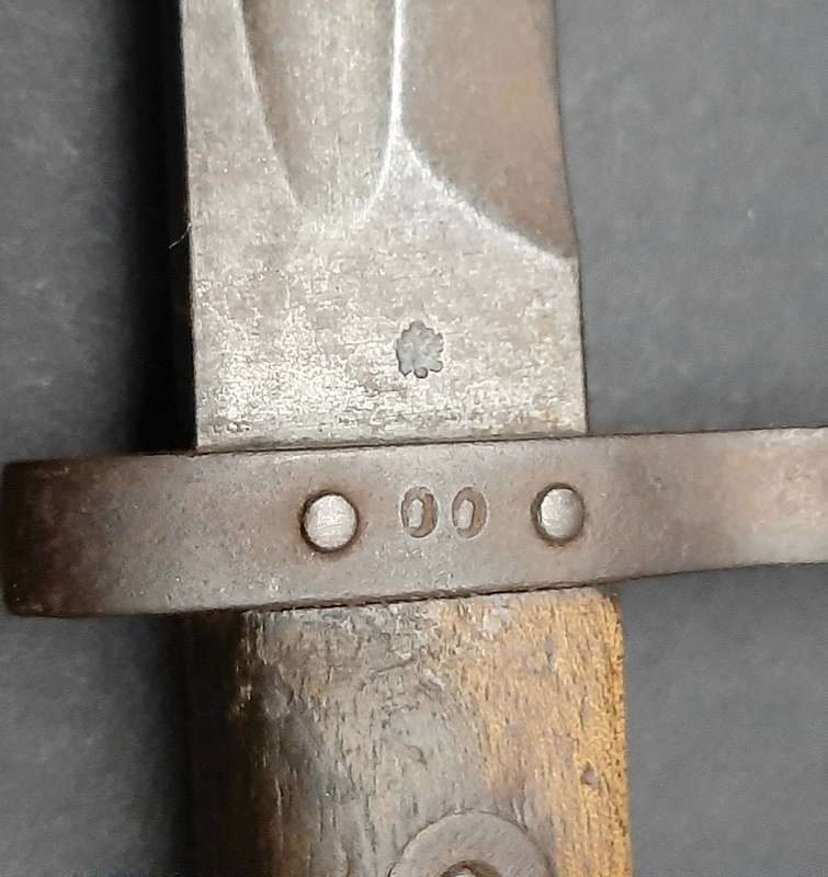 WW1 : Austro-Hungarian M1895 Steyr-Mannlicher Bayonet (OE WG) NO SCABBARD..
