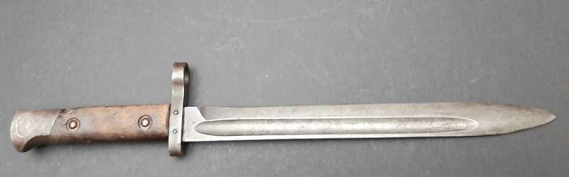 RARE: WW1 Austro-Hungarian 'Czech Legion' M1895 Steyr Bayonet w/ Steel Scabbard (36cm).
