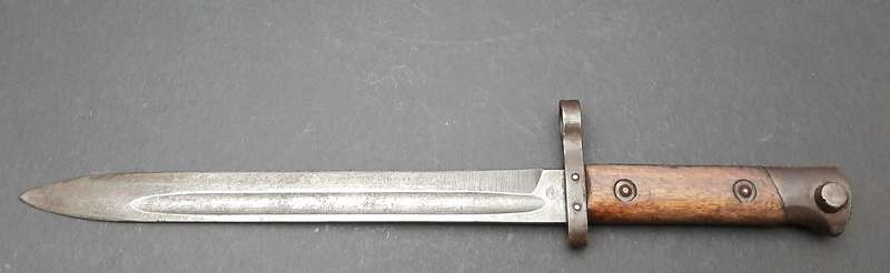 RARE: WW1 Austro-Hungarian 'Czech Legion' M1895 Steyr Bayonet w/ Steel Scabbard (36cm).