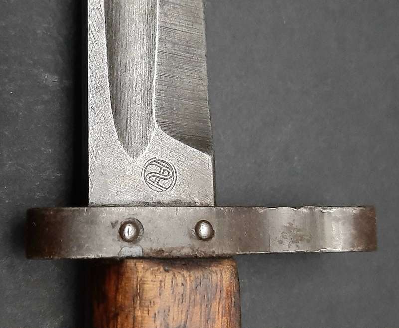 RARE: WW1 Austro-Hungarian 'Czech Legion' M1895 Steyr Bayonet w/ Steel Scabbard (36cm).