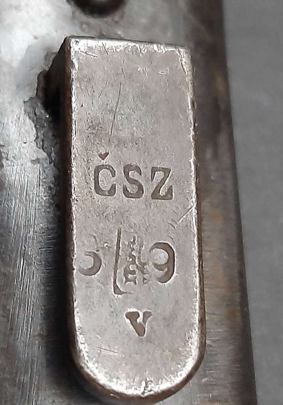 RARE: WW1 Austro-Hungarian 'Czech Legion' M1895 Steyr Bayonet w/ Steel Scabbard (36cm).