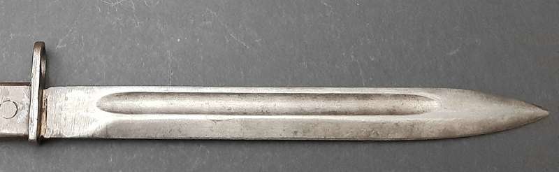 RARE: WW1  German Export M1903 Turkish Mauser 'Ersatz' Bayonet w/ Scabbard ( FN FAL Conversion).