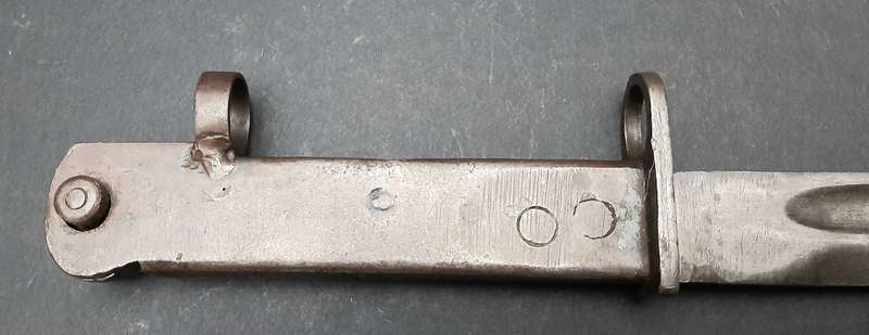 RARE: WW1  German Export M1903 Turkish Mauser 'Ersatz' Bayonet w/ Scabbard ( FN FAL Conversion).