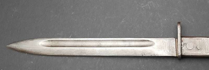 RARE: WW1  German Export M1903 Turkish Mauser 'Ersatz' Bayonet w/ Scabbard ( FN FAL Conversion).