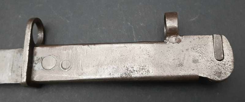 RARE: WW1  German Export M1903 Turkish Mauser 'Ersatz' Bayonet w/ Scabbard ( FN FAL Conversion).