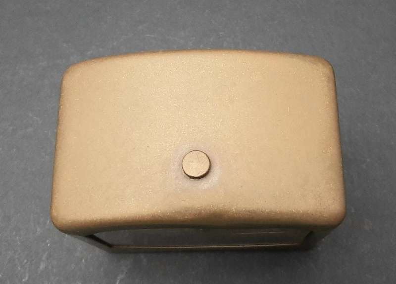 Mid-20th Century: European Bayard '8 Days'  Brass Casement Mantel Clock (UNTESTED).