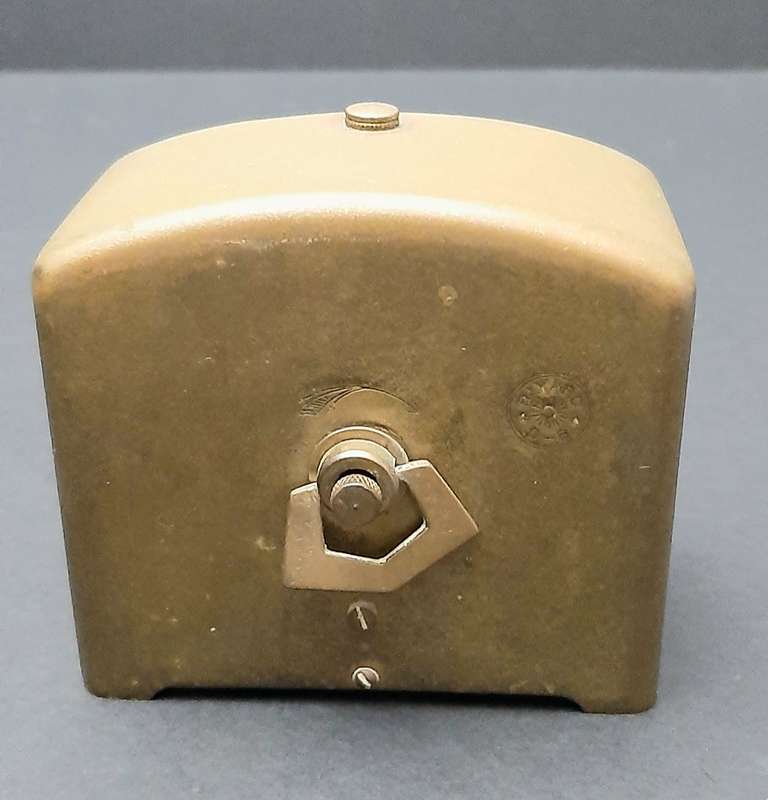 Mid-20th Century: European Bayard '8 Days'  Brass Casement Mantel Clock (UNTESTED).