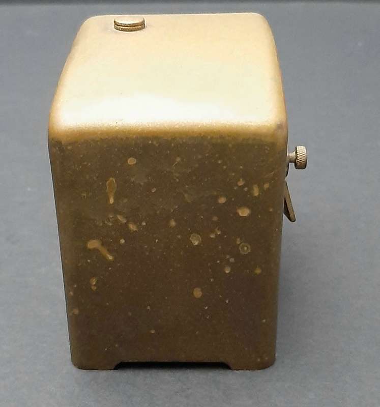 Mid-20th Century: European Bayard '8 Days'  Brass Casement Mantel Clock (UNTESTED).