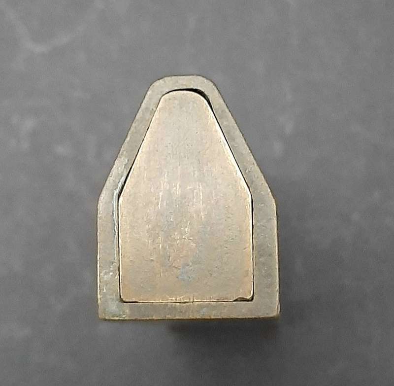 RARE: Early 20th Century- Brass Chinese Box Lock w/ Key ( 7 cm).