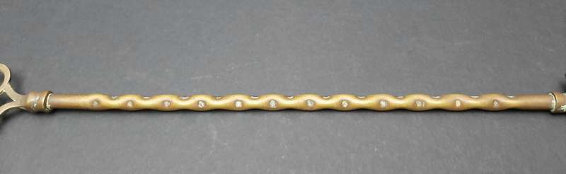 Early 20th Century: English Brass 'Liver Bird' Toasting Fork (45cm).