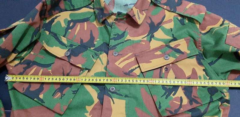 Early 2000s:  British DPM Camouflage 'Tropical Scheme' Private Purchase Fielddress Jacket (XL).