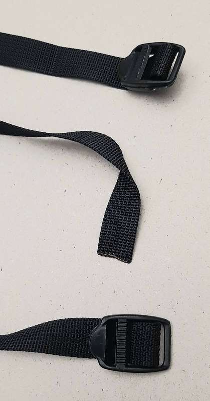Border War: 1980s SADF Patt.83 Battlejacket Elastic Fittings & Strap / Buckle Lot ( 6 x Pcs).