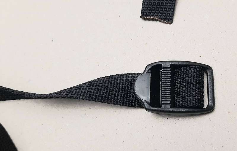 Border War: 1980s SADF Patt.83 Battlejacket Elastic Fittings & Strap / Buckle Lot ( 6 x Pcs).