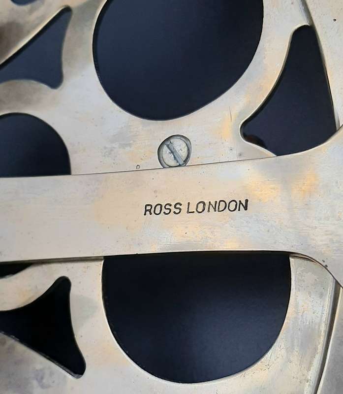 RARE: Early 20th Century- Naval  Navigational Sextant/ Quintant w/ Portmanteau (Ross, London).