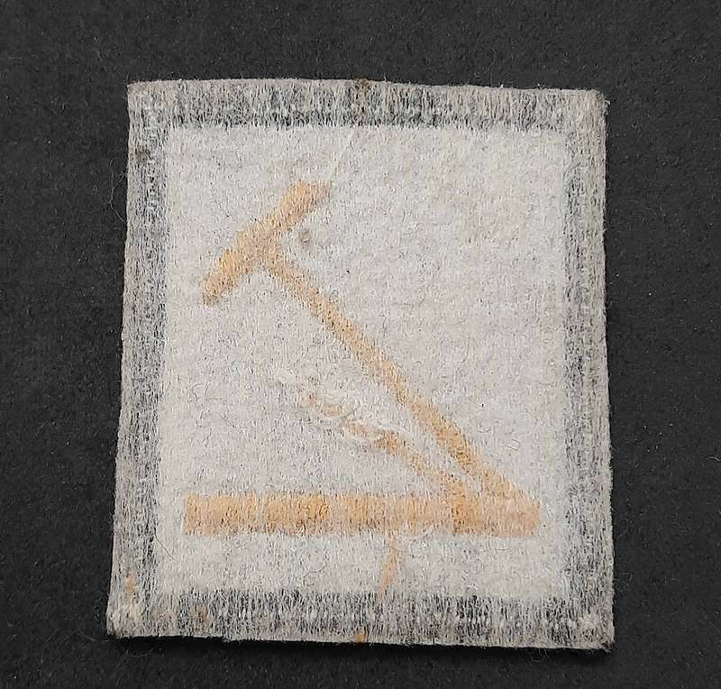 Border War: 1980s SA Navy Working Dress ' Driver ' Qualification Embroidered Badge .