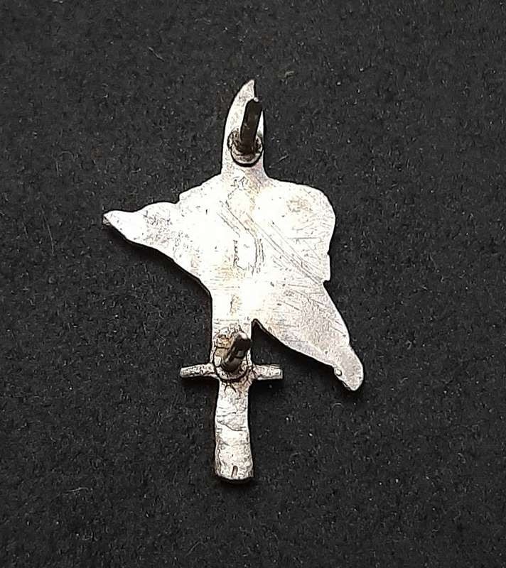 RARE: 1987/88 SADF Operation Hooper .925 Silver Participation Badge (Pins Intact).