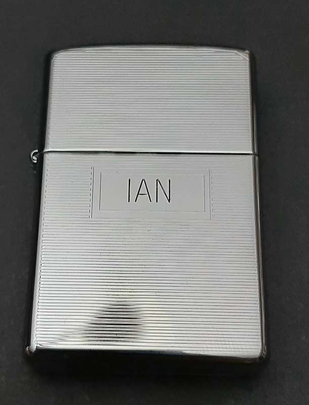 CUSTOMISED: U.S. Zippo Stainless Steel Unused Gas Lighter Box Set ( 3 Pcs)