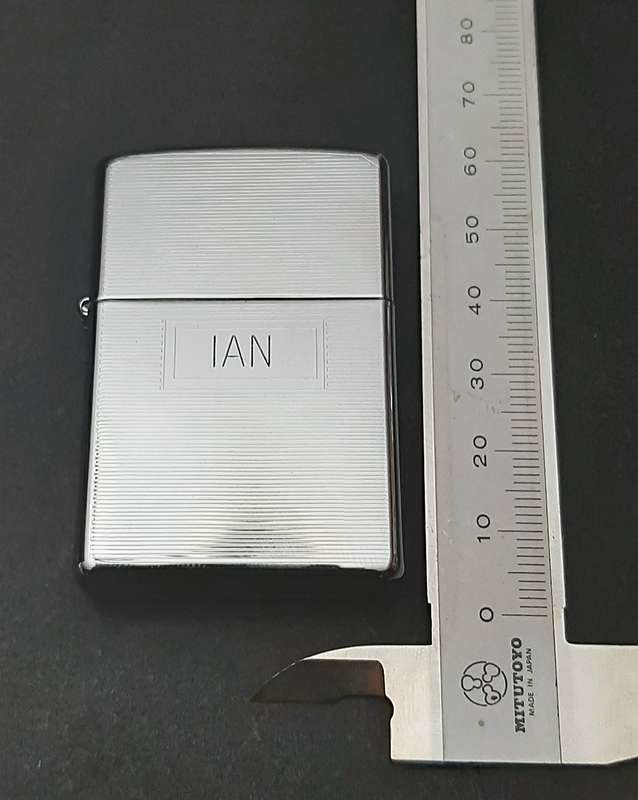 CUSTOMISED: U.S. Zippo Stainless Steel Unused Gas Lighter Box Set ( 3 Pcs)