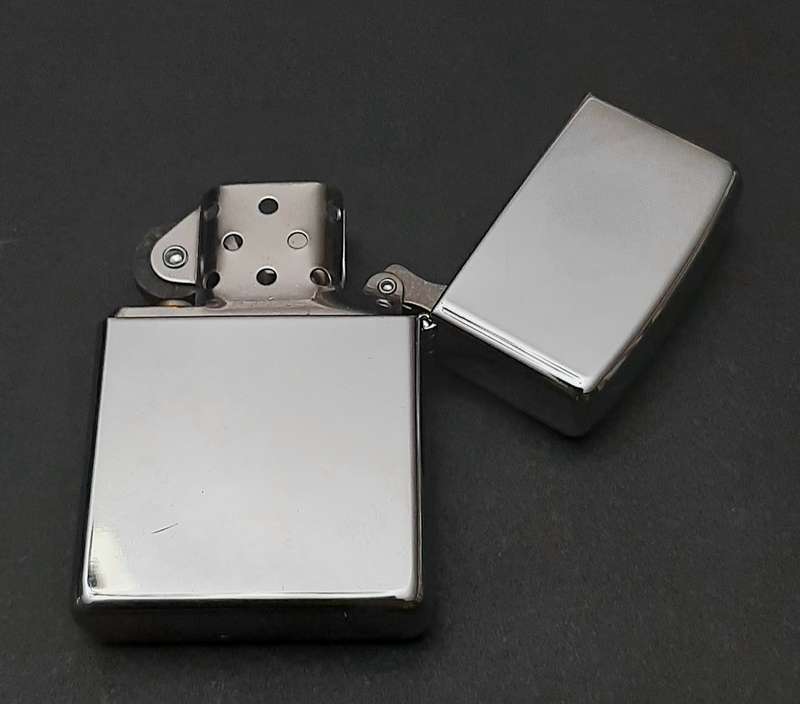 CUSTOMISED: U.S. Zippo Stainless Steel Unused Gas Lighter Box Set ( 3 Pcs)