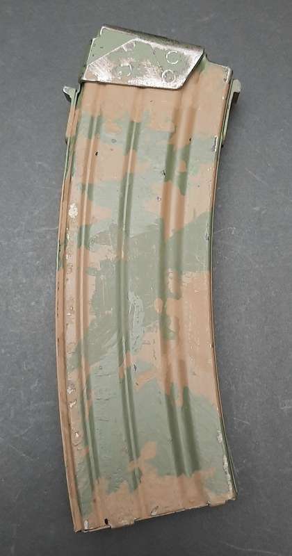 Early 1990s : ABS-ISD / Internal Stability Unit - Custom Camouflage 30 Rd Steel R5 Magazine #2