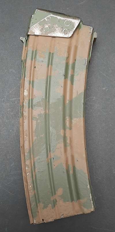 Early 1990s : ABS-ISD / Internal Stability Unit - Custom Camouflage 30 Rd Steel R5 Magazine #2