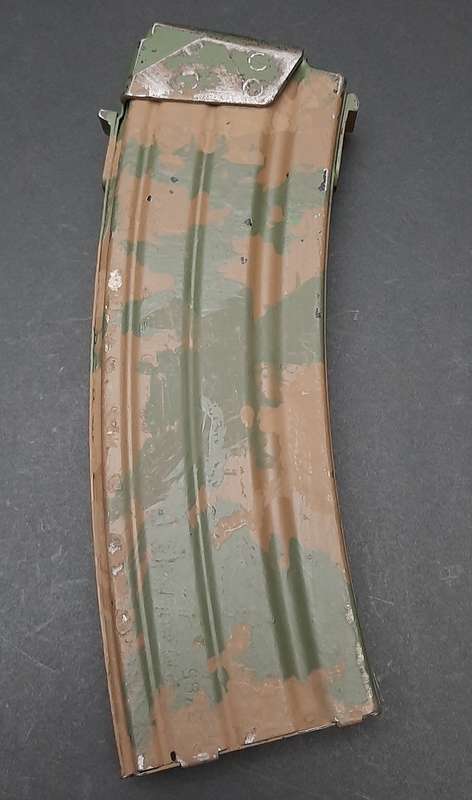 Early 1990s : ABS-ISD / Internal Stability Unit - Custom Camouflage 30 Rd Steel R5 Magazine #2