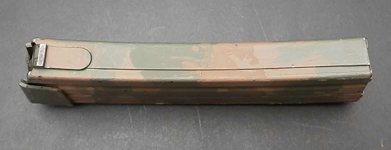 Early 1990s : ABS-ISD / Internal Stability Unit - Custom Camouflage 30 Rd Steel R5 Magazine #2