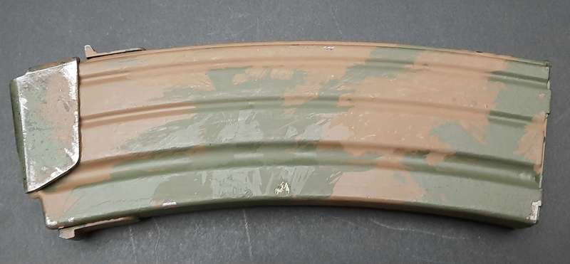 Early 1990s : ABS-ISD / Internal Stability Unit - Custom Camouflage 30 Rd Steel R5 Magazine #2