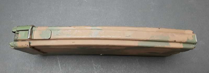 Early 1990s : ABS-ISD / Internal Stability Unit - Custom Camouflage 30 Rd Steel R5 Magazine #2