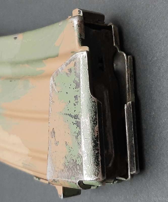 Early 1990s : ABS-ISD / Internal Stability Unit - Custom Camouflage 30 Rd Steel R5 Magazine #2