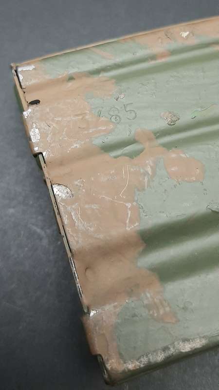 Early 1990s : ABS-ISD / Internal Stability Unit - Custom Camouflage 30 Rd Steel R5 Magazine #2