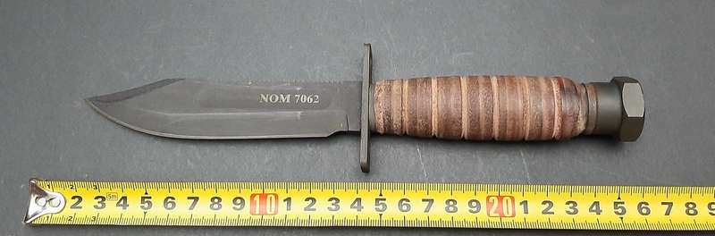 Border War 1980s : SADF 44 Parachute Brigade Private Purchase Ontario 3-11 Survival Knife w/ Sheath