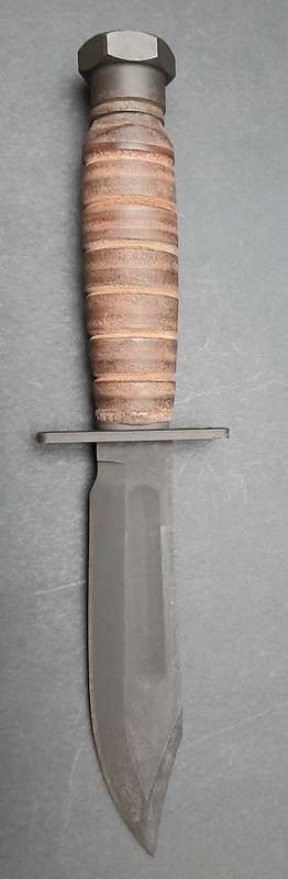 Border War 1980s : SADF 44 Parachute Brigade Private Purchase Ontario 3-11 Survival Knife w/ Sheath
