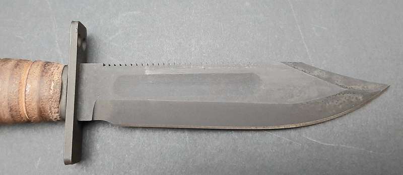 Border War 1980s : SADF 44 Parachute Brigade Private Purchase Ontario 3-11 Survival Knife w/ Sheath