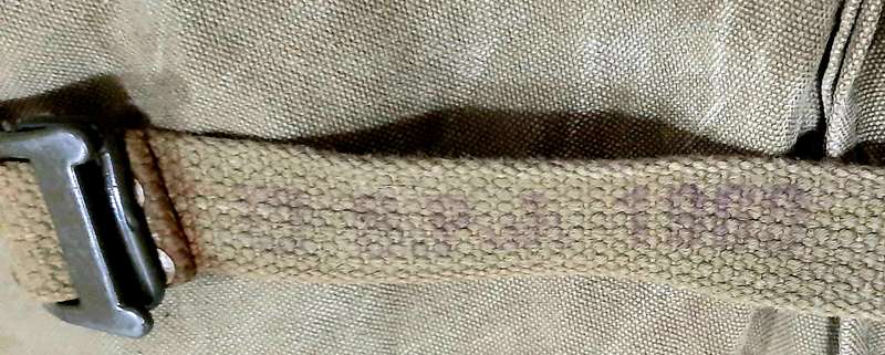 RARE: 1969 SADF Officer's Green Bedding Roll w/ Zipper & Wool Lining (SPJ & Union Marked)