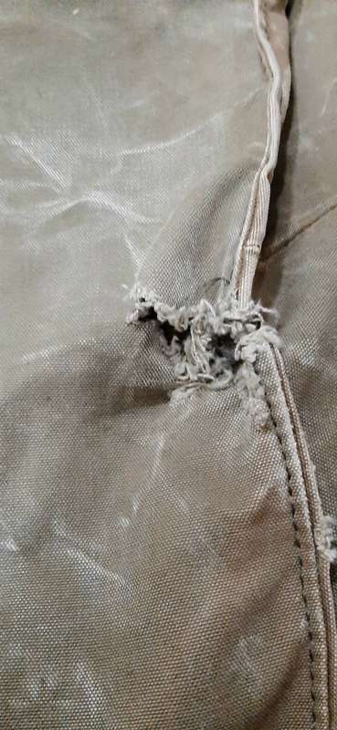 RARE: 1969 SADF Officer's Green Bedding Roll w/ Zipper & Wool Lining (SPJ & Union Marked)