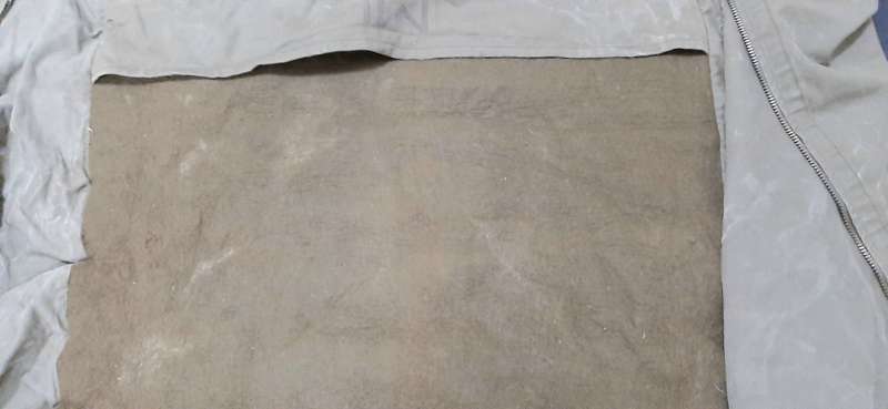 RARE: 1969 SADF Officer's Green Bedding Roll w/ Zipper & Wool Lining (SPJ & Union Marked)