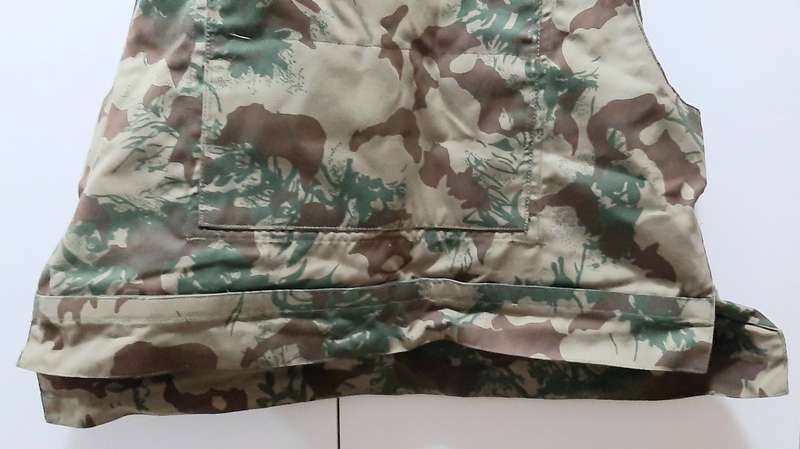 1990s Second Pattern Camouflage Bulletproof Vest Cover XL