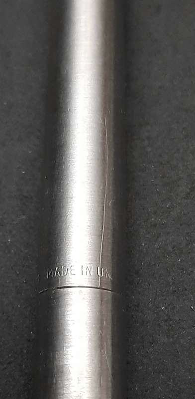 Vintage 1980s : Parker Stainless Steel Cartridge Ink Pen .